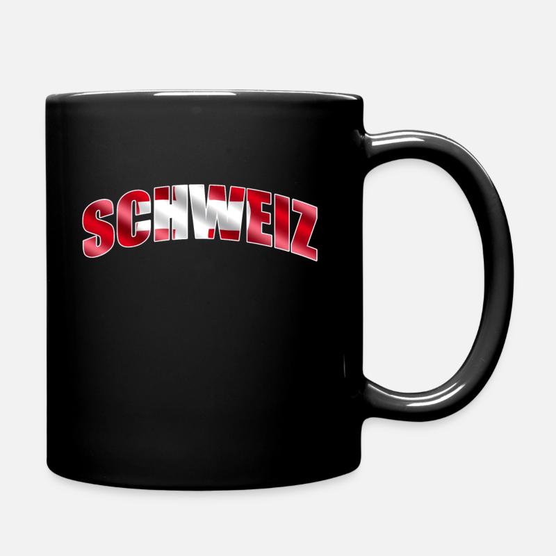 Suisse - Mug uni - noir