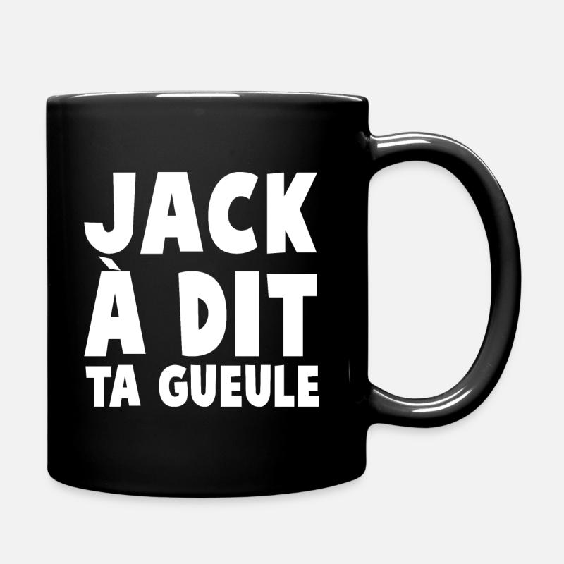 JACK A DIT - Mug uni - noir