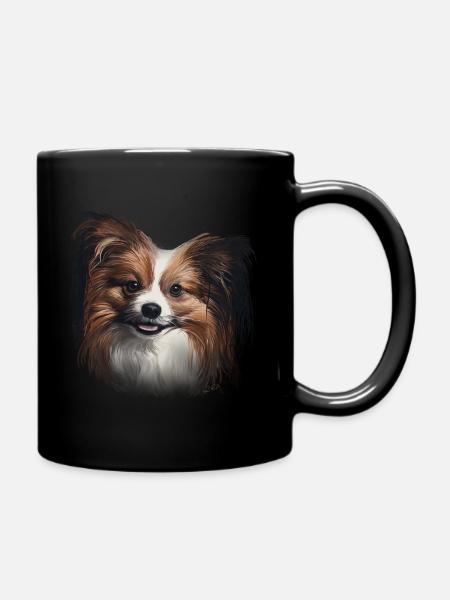 Papillon - Tasse einfarbig - Schwarz