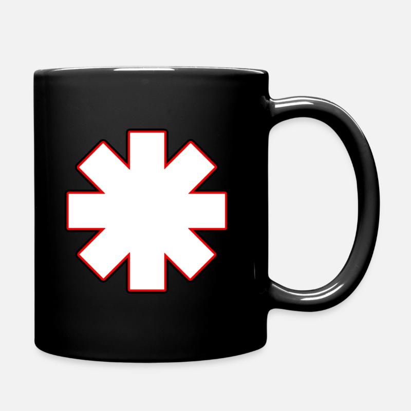 Astérisque blanc - Mug uni - noir