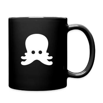 Octopus - Tasse einfarbig - Schwarz - Rechts