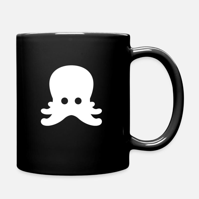 Octopus - Tasse einfarbig - Schwarz