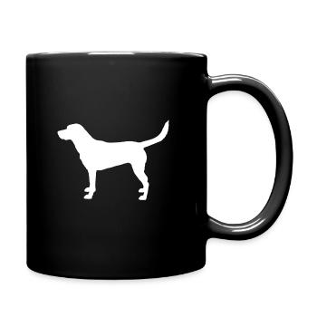 Labrador - Tasse einfarbig - Schwarz - Rechts