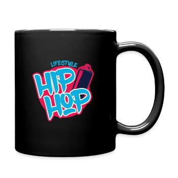 Hip-hop lifestyle rap rappeur old school hip hop - Mug uni - noir - Droite