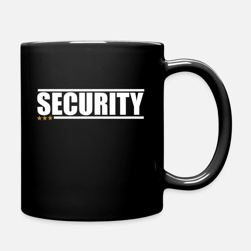 SÉCURITÉ - Mug uni - noir