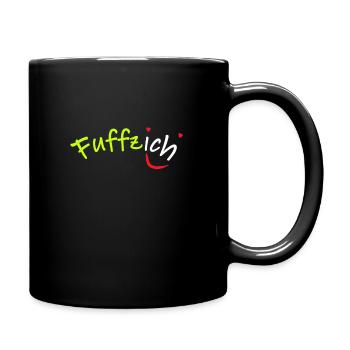 Fiftieth Birthday Fuffzich Shirt 50 Gift - Full Colour Mug - black - Right