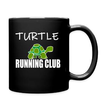 Turtle Turtle Running Club - Maillot de sport running - Mug uni - noir - Droite