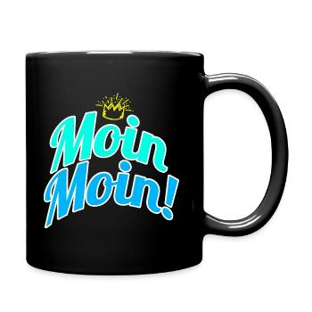 Moin Moin ! - Mug uni - noir - Droite