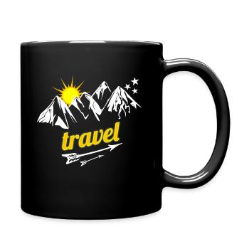 Travel - Mug uni - noir - Droite