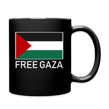 FREE GAZA Palestine Idée cadeau Islam - Mug uni - noir - Droite