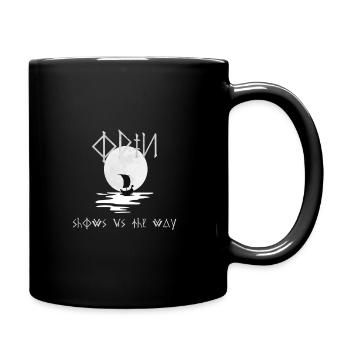 Odin Viking Viking Thor Ragnarök ragnarok Wodan - Mug uni - noir - Droite