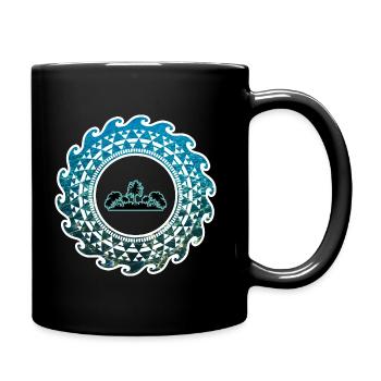 Océan monde océan atlantique océan pacifique marin lac - Mug uni - noir - Droite