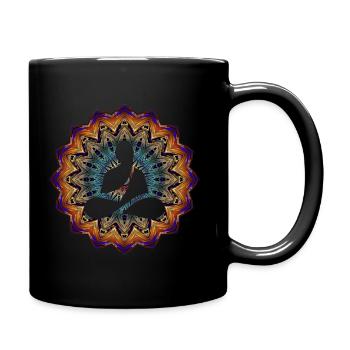 meditation - Full Colour Mug - black - Right