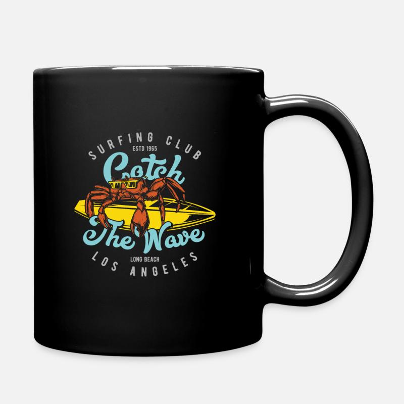 ATTRAPE LA VAGUE - Mug uni - noir