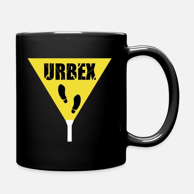 Urbex - Urban Exploring - Full Colour Mug - black