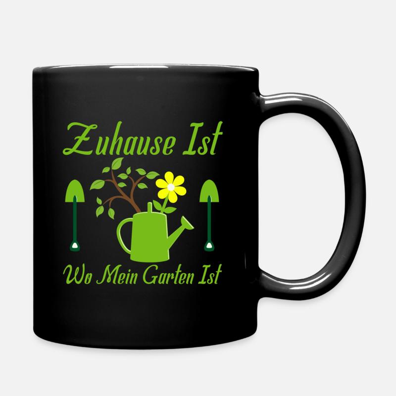 Garten Gartenarbeit Gärtner Gartenarbeit Geschenk - Tasse einfarbig - Schwarz