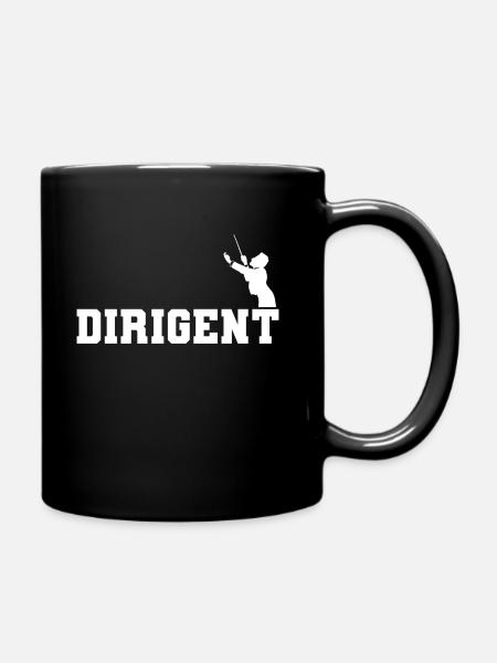 Dirigent - Tasse einfarbig - Schwarz