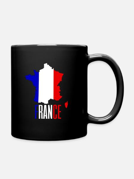 Francia - regalo della Francia - Tazza monocolore - nero