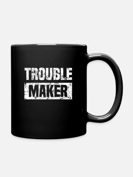 Trouble Maker Rebel Rampage Gift - Mug uni - noir