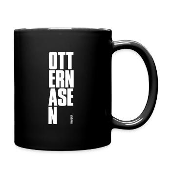 Otternasen! (weiss) - Tasse einfarbig - Schwarz - Rechts