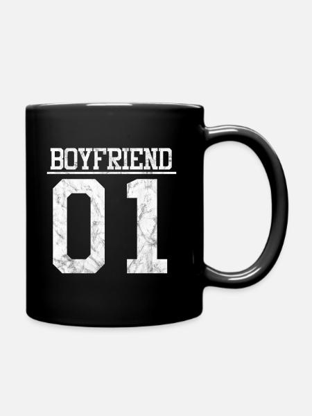 BOYFRIEND 01 - Tasse einfarbig - Schwarz