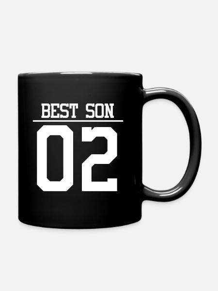Bester Sohn 02 - Tasse einfarbig - Schwarz
