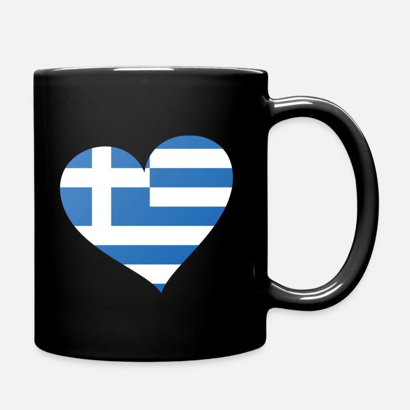 Grèce - Mug uni - noir