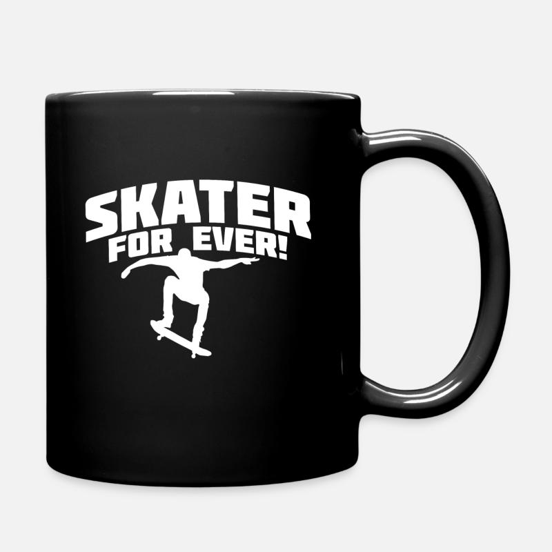 skate skater shirt - Mug uni - noir