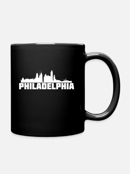 Philadelphia - Tasse einfarbig - Schwarz