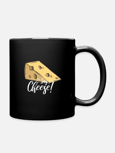 Say Cheese! - Tasse einfarbig - Schwarz