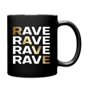 RAVE TECHNO RAVER - Mug uni - noir - Droite
