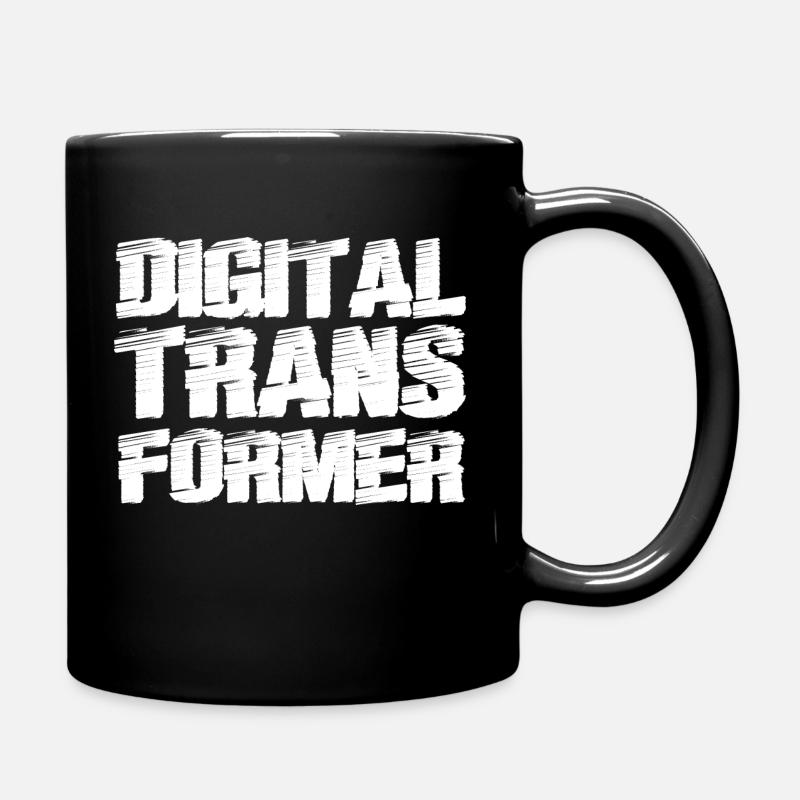 Digital Transformer - Mug uni - noir