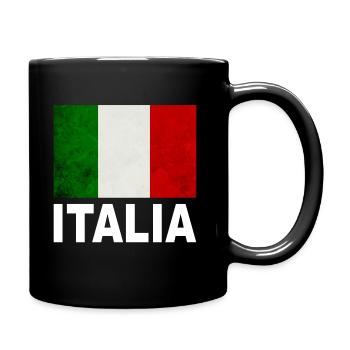 Italian flag - Full Colour Mug - black - Right