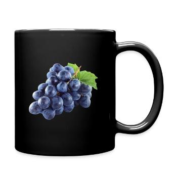 grapes - Full Colour Mug - black - Right