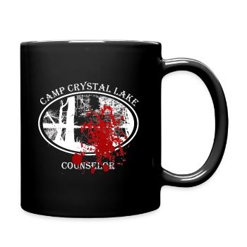 Crystal Lake Counselor - Blanc - Mug uni - noir - Droite