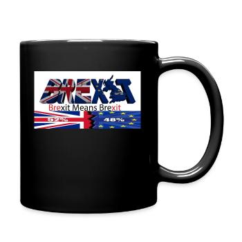 brexit means brexit - Full Colour Mug - black - Right