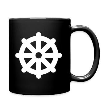Buddhismus - Tasse einfarbig - Schwarz - Rechts