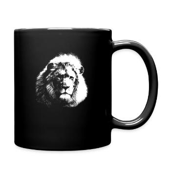 Lion, Lion, Jésus-Christ, Jésus est Seigneur, Bible - Mug uni - noir - Droite