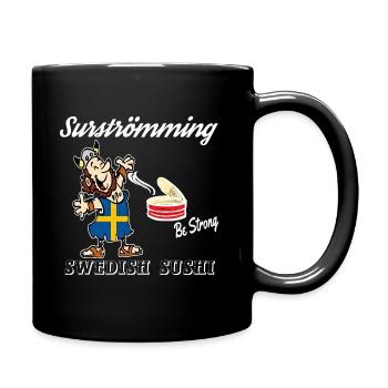Surströmming, Sweden Challenge, chemise Stinkfish - Mug uni - noir - Droite