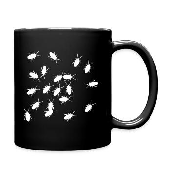 Kakerlake - Tasse einfarbig - Schwarz - Rechts