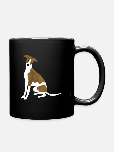 Whippet - Mug uni - noir