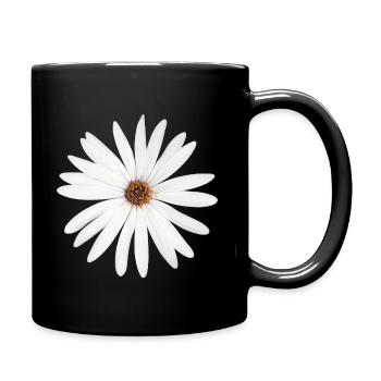 Daisy Flower - Full Colour Mug - black - Right