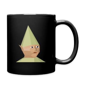 Gnome Kind - Tasse einfarbig - Schwarz - Rechts
