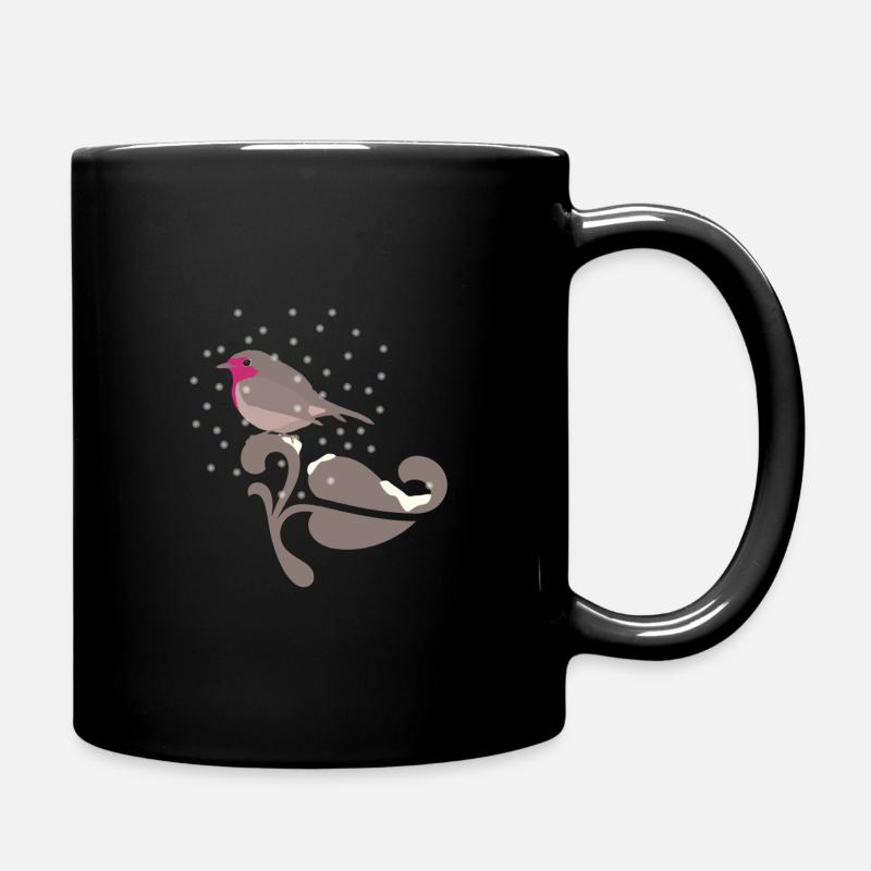 Robin - Full Colour Mug - black