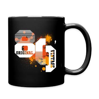 année 80 - Mug uni - noir - Droite