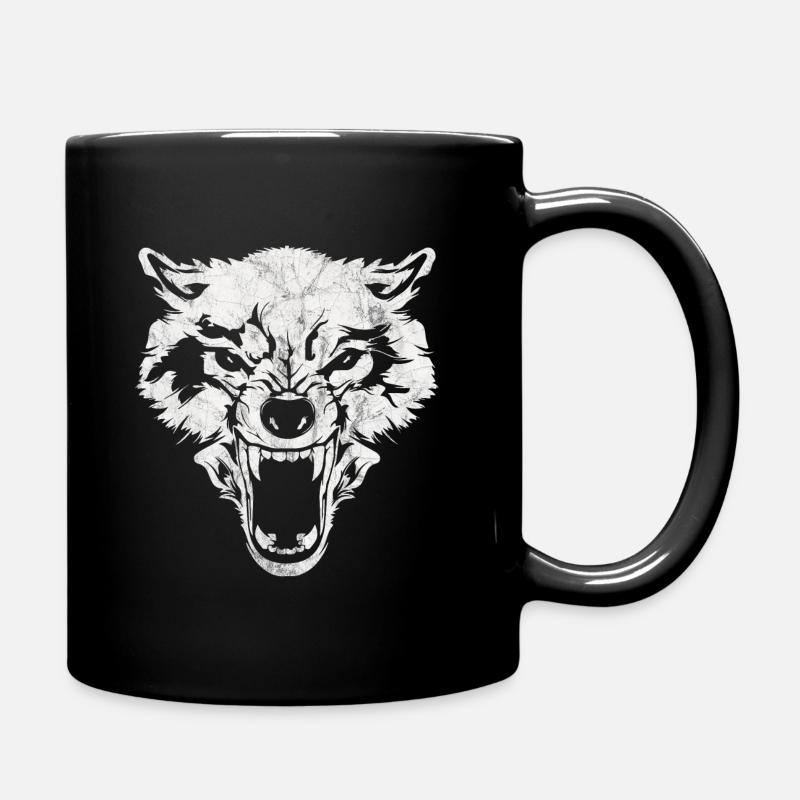 Wolf - Mug uni - noir