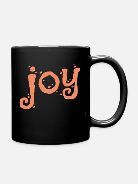 Joy - Tasse einfarbig - Schwarz