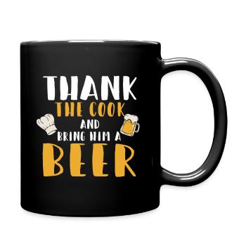 Cuisinier - Mug uni - noir - Droite