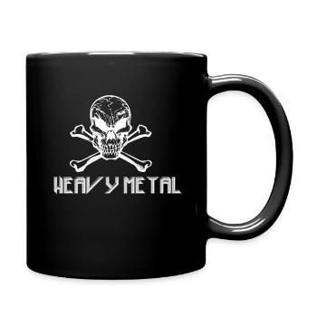 heavy metal - Full Colour Mug - black - Right