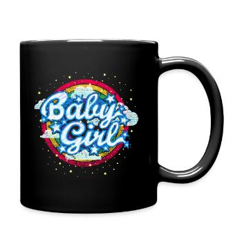 Baby Girl (Rainbow) - Full Colour Mug - black - Right